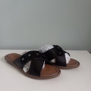 Hush Puppies Women's Xband Slide Sandals Size 11 Floral Embellished